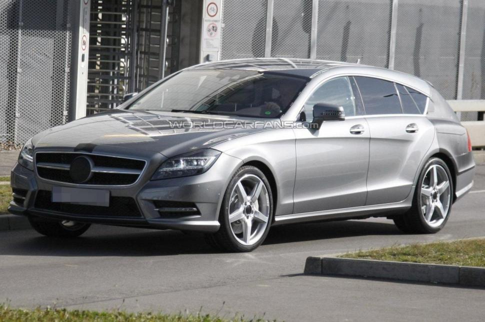 Mercedes-Benz CLS Shooting Brake 2012, în primele fotografii spion 111300
