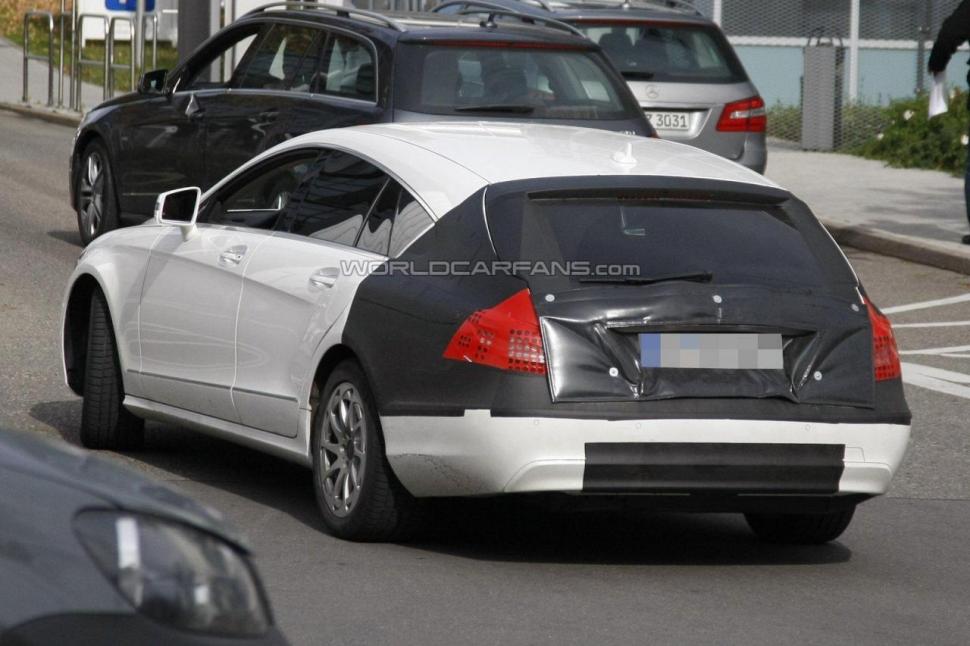 Mercedes-Benz CLS Shooting Brake 2012, în primele fotografii spion 111301