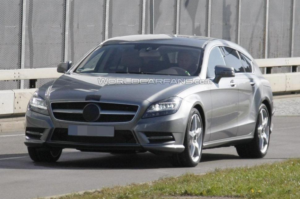 Mercedes-Benz CLS Shooting Brake 2012, în primele fotografii spion 111303
