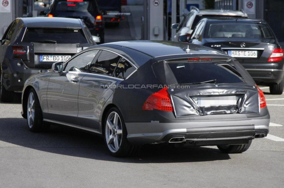 Mercedes-Benz CLS Shooting Brake 2012, în primele fotografii spion 111305