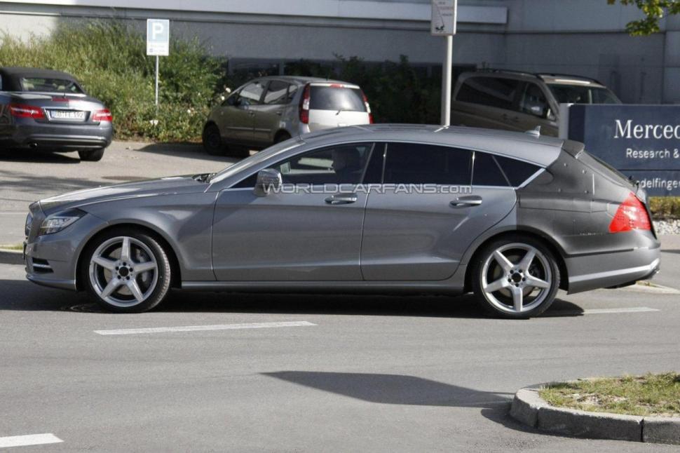 Mercedes-Benz CLS Shooting Brake 2012, în primele fotografii spion 111306