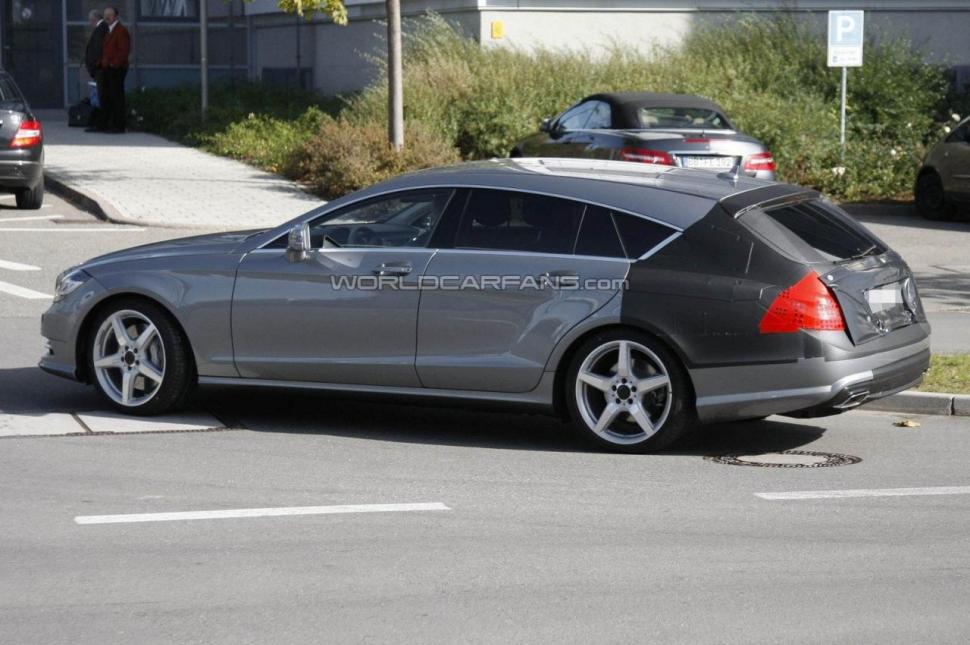 Mercedes-Benz CLS Shooting Brake 2012, în primele fotografii spion 111307