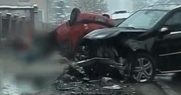 Imagini cutremurătoare de la locul accidentului provocat de Şerban Huidu 111882