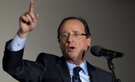 Francois Hollande, candidatul Partidului Socialist Francez la prezidenţialele din 2012