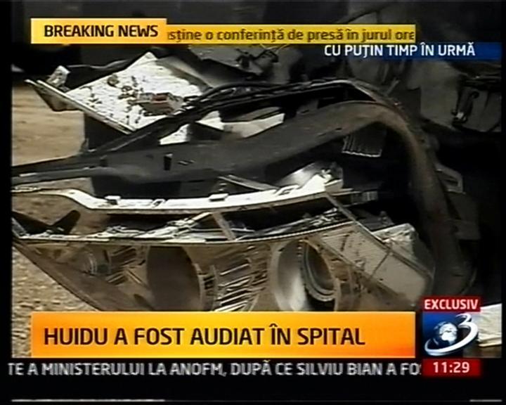O grămadă de fiare contorsionate: Vezi cum arată maşina lui Şerban Huidu, după accident 111994