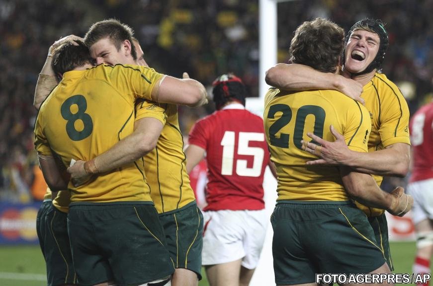 Australia a învins Ţara Galilor în finala mică a Cupei Mondiale de rugby