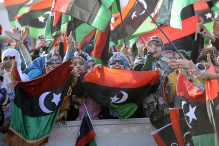 Ceremonia de &quot;eliberare&quot; a Libiei. &quot;Ridicaţi-vă capetele. Sunteţi libieni liberi&quot;