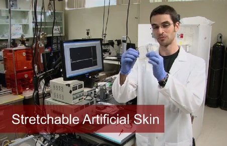 Cercetătorii americani au creat un material care poate fi folosit pe post de piele artificială
