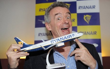 Ryanair va introduce trei noi curse către Grecia. O'Leary: Acceptăm şi capre de munţi
