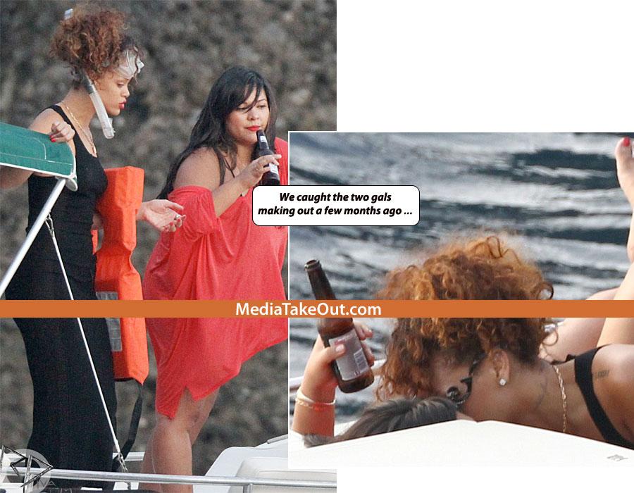 Ce-i face această femeie Rihannei? Fotografia care va înnebuni bărbaţii 115265