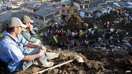 Columbia. O alunecare de teren a provocat moartea a 50 de persoane