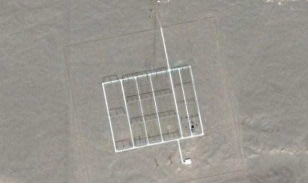 Ce ascunde China? Misterul continuă: Noi structuri bizare, în mijlocul deşertului  116354