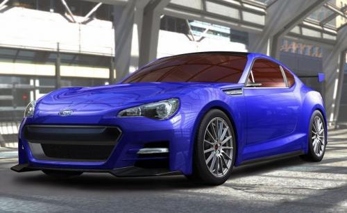 Subaru BRZ STI, un concept agresiv care debutează la Los Angeles 116583