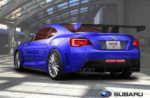 Subaru BRZ STI, un concept agresiv care debutează la Los Angeles 116584