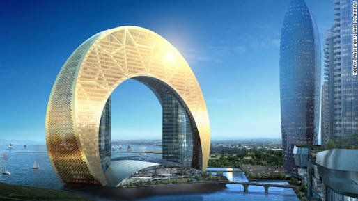 Semiluna care &quot;apune&quot; în mare. Noua minune arhitecturală care va pune în umbră Dubaiul