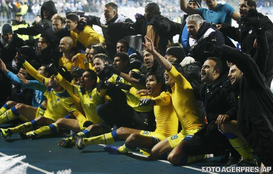 Liga Campionilor: APOEL, prima echipă din Cipru în optimi. Şahtior, eliminată din Europa