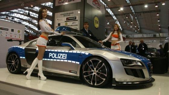 Audi R8 GTR a îmbrăcat uniforma poliţiei, pentru campania &quot;Tune it! Safe!&quot; 118448