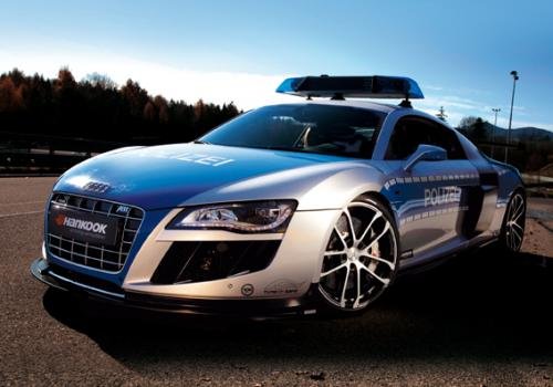 Cea mai rapidă mașină de poliție din lume: Audi R8 GTR by ABT