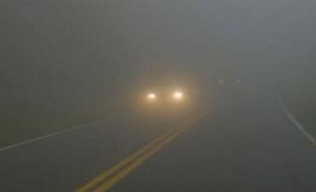 Infotrafic: Avertizare de ceaţă şi vizibilitate redusă pe A3, între Turda şi Gilău