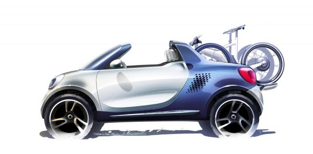 Smart For-Us Pickup Concept, mini camioneta electrică ce va sosi la Detroit 120569