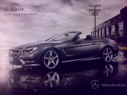 Mercedes-Benz SL-Class 2013, apare într-o broșură făcută publică pe net