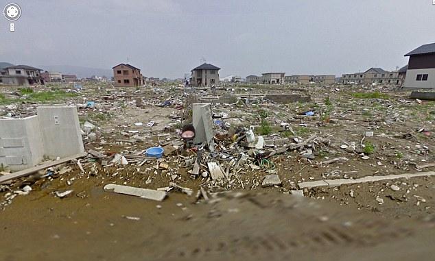 Locul pe unde a trecut moartea, filmat de Google Street View. Japonia a rămas pustiită după tsunami 121306