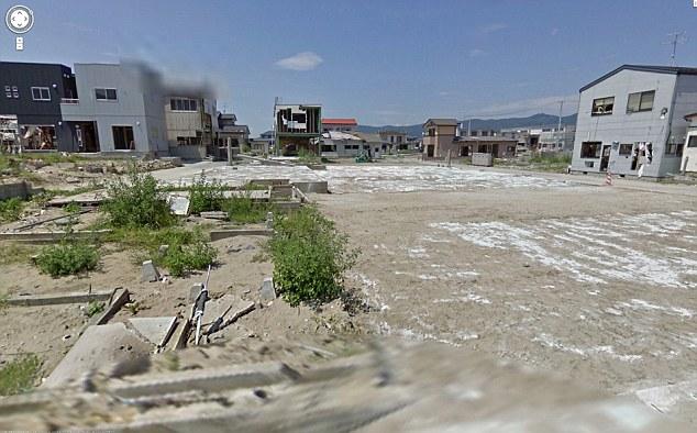 Locul pe unde a trecut moartea, filmat de Google Street View. Japonia a rămas pustiită după tsunami 121308