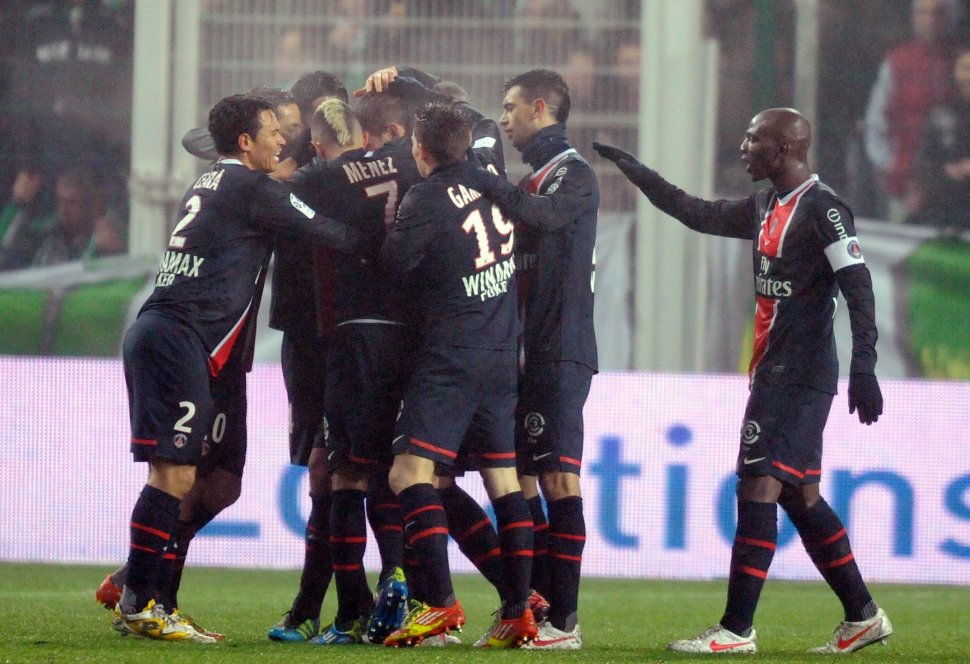 Ligue 1: PSG câştigă la St. Etienne şi termină turul pe primul loc