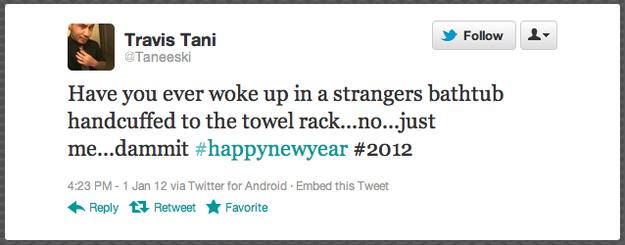 Au trăit &quot;Marea Mahmureală&quot; pe pielea lor. Nu-şi mai aduc aminte cum au ajuns în 2012 124457