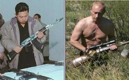 Modelul rusesc, copiat de nord-coreeni? Kim Jong-un, la fel de impunător ca Vladimir Putin