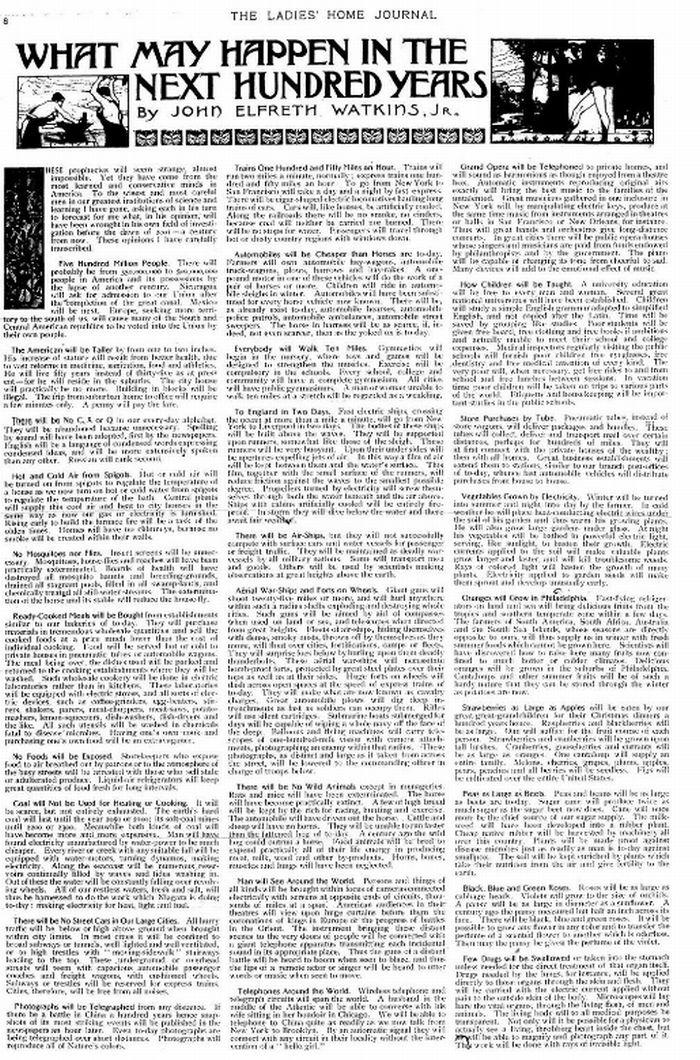 Un inginer cu VIZIUNE. Acum 100 de ani, spunea cu o ACURATEŢE INCREDIBILĂ cum va fi viaţa în anul 2.000 125277