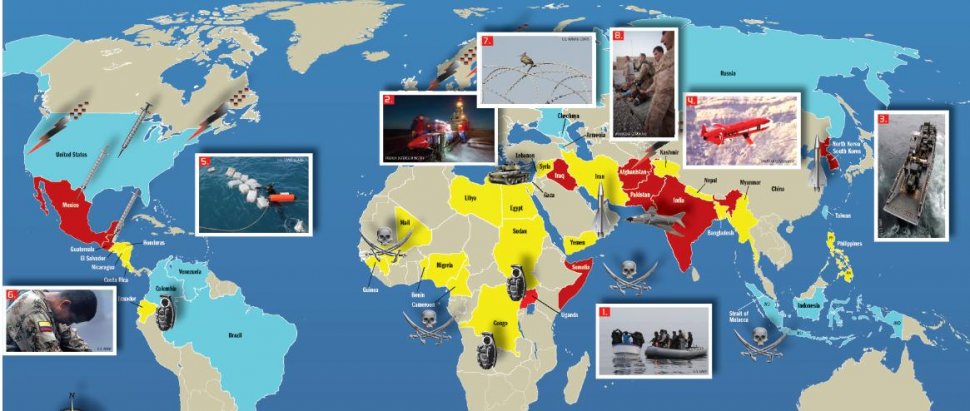 2012, anul conflictelor militare. Vezi HARTA cu cele mai fierbinţi locuri de pe Glob