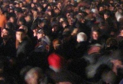 Sibiu: Numărul manifestanţilor a ajuns la aproximativ 1.800