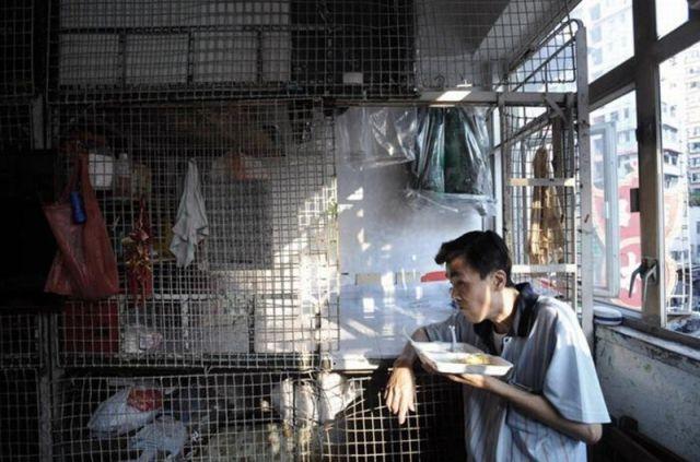 Viaţa într-o cuşcă! Vezi cât se plăteşte pentru asemenea condiţii 126369