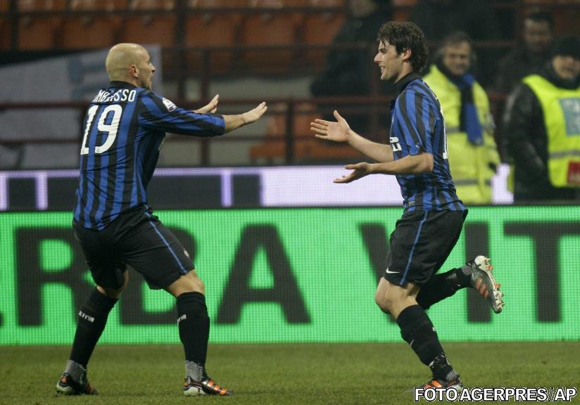 Inter câştigă cu 2-1 meciul cu Genoa şi se califică în sferturile Cupei Italiei