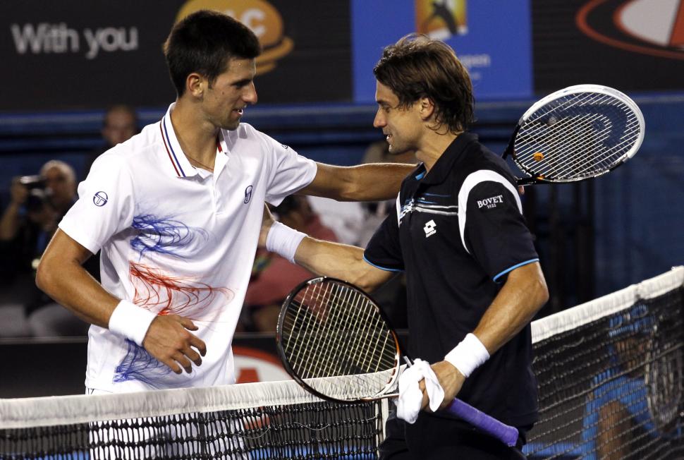 Novak Djokovic l-a învins pe David Ferrer şi s-a calificat în semifinale la Australian Open