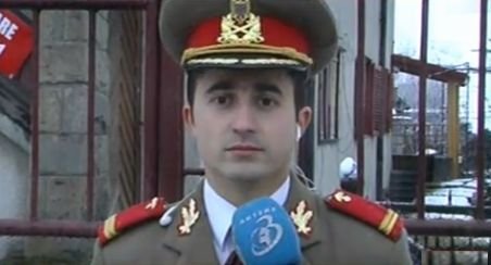 Solidar cu poporul! Locotenentul Alexandru Gheorghe: Am făcut un mic gest de onoare prin deplasarea pe platoul din incinta unităţii