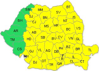 România, sub imperiul frigului. Cod galben de ger pentru 37 de judeţe, până pe 3 februarie