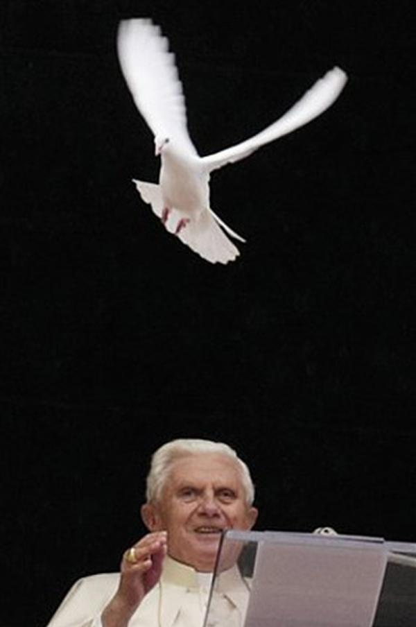 &quot;Vor să rămână în casa Papei!&quot; Vezi ce l-a amuzat pe Suveranul Pontif la final de rugăciune 128631