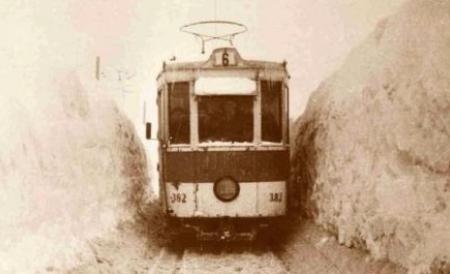 URGIA din 1954. Video cu DEZASTRUL provocat de zăpadă şi viscol 129360