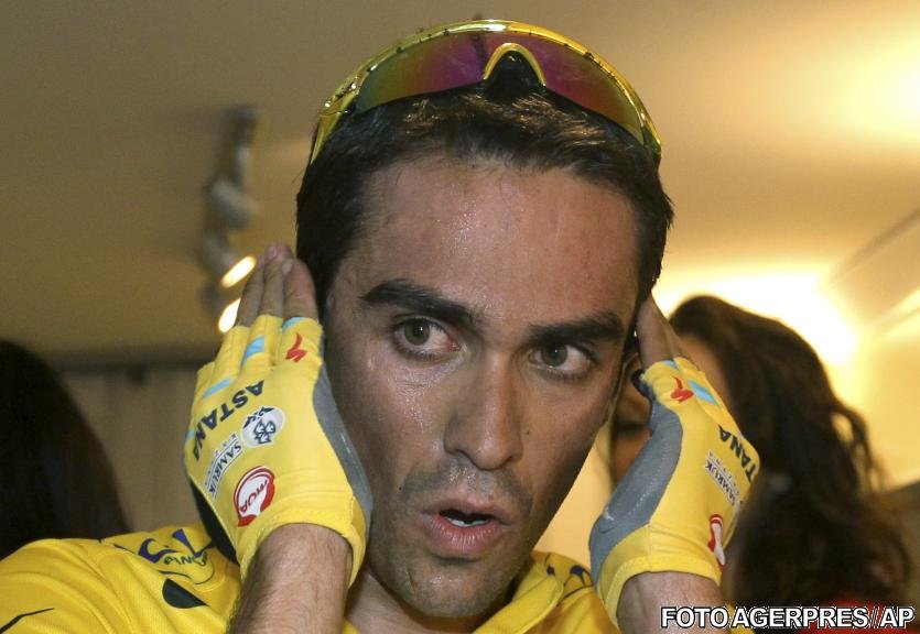 Alberto Contador, suspendat doi ani pentru dopaj. Spaniolul pierde Turul Franţei 2010 şi Turul Italiei 2011