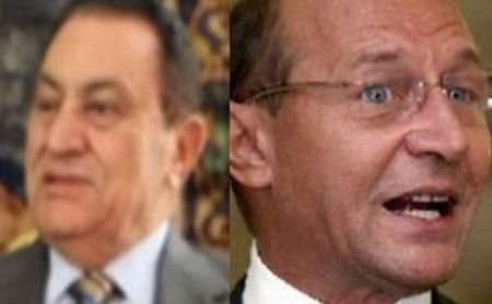 Diferiţi şi totuşi la fel. Vezi ce au în comun Traian Băsescu şi Hosni Mubarak 