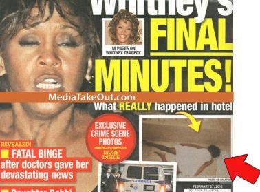 &quot;Aşa arăta Whitney Houston MOARTĂ în baie&quot;. Coperta unei reviste care a ŞOCAT familia artistei