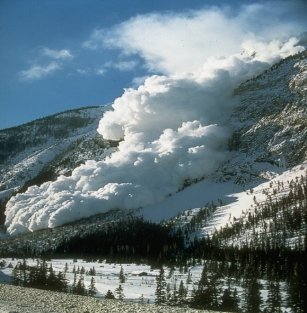 Avalanşe în Retezat. Sute de metri cubi de zăpadă au blocat accesul spre staţiunea turistică Râuşor