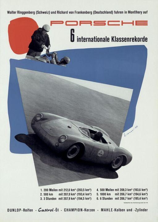 Pentru pasionaţii de maşini. Postere RETRO cu Porsche, fratele lui VW Beetle 132641