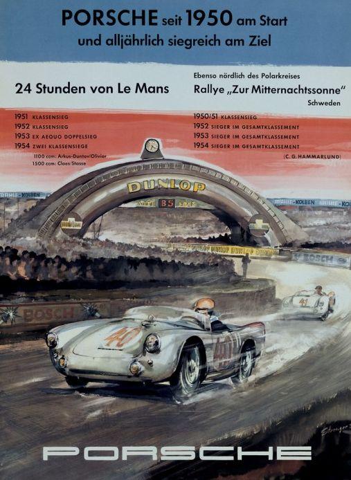 Pentru pasionaţii de maşini. Postere RETRO cu Porsche, fratele lui VW Beetle 132642