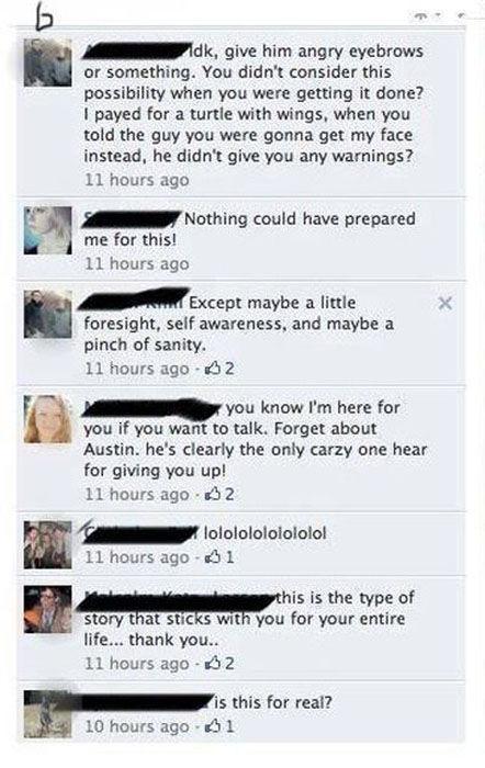 Dragostea nu ţine loc de minte. Şi-a tatuat pe braţ faţa iubitului pe care îl ştia de 5 zile. Reacţia lui face toţi banii 133007