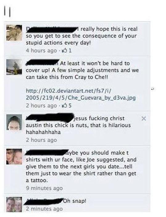 Dragostea nu ţine loc de minte. Şi-a tatuat pe braţ faţa iubitului pe care îl ştia de 5 zile. Reacţia lui face toţi banii 133012