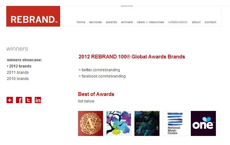 Seed Consultants, singura agenție românească dublu premiată la competiția REBRAND™ 100® Global Awards în 2012