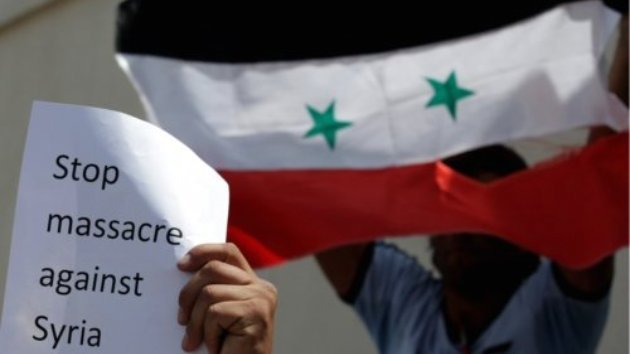 SUA: Mii de sirieni s-au adunat în faţa Casei Albe pentru a cere oprirea &quot;masacrului din Siria&quot;